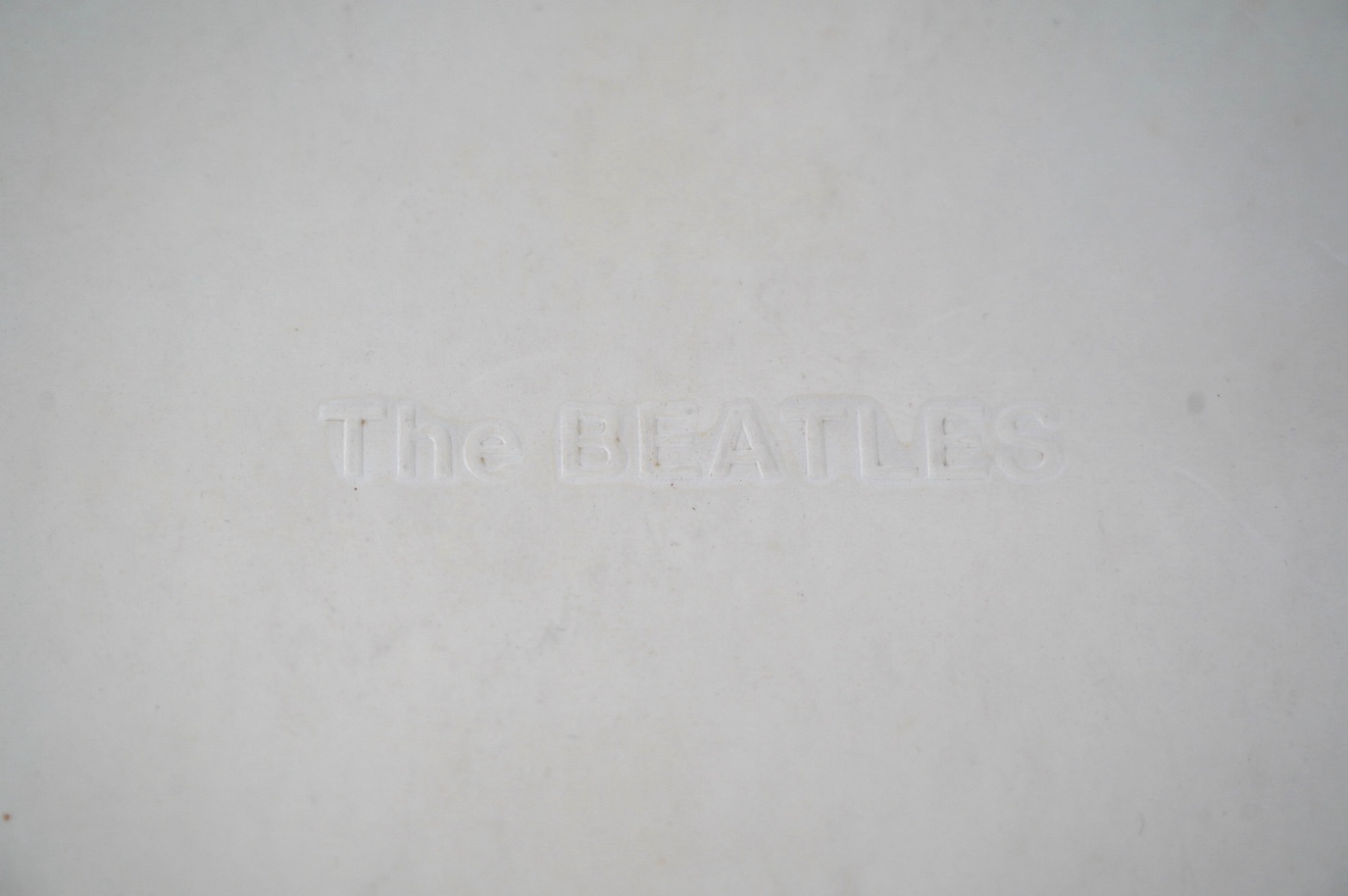 The Beatles; The Beatles (The White Album) double LP record album, No.0138392, on Apple PMC 7067, XEX 709-2, top loading cover with black inner sleeves. Condition - fair, some to sleeves and visible scratches to the viny